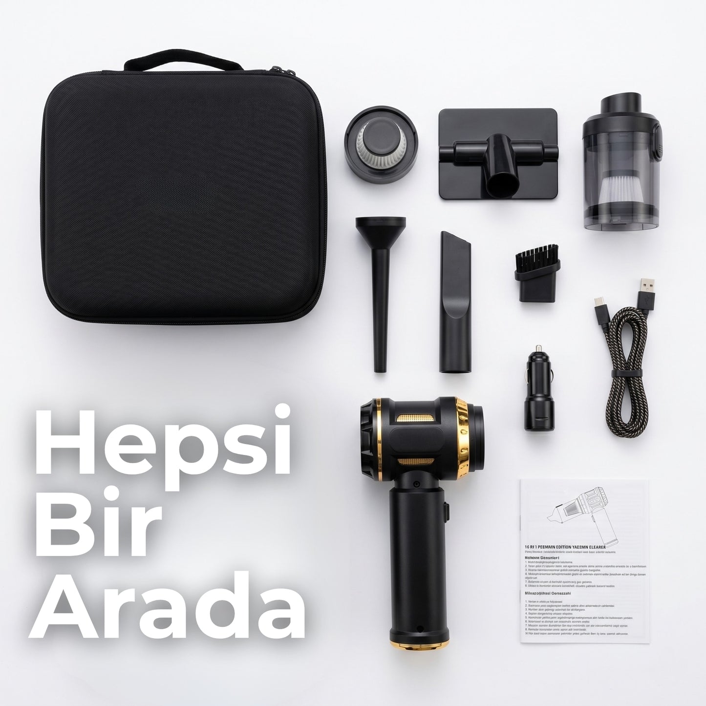 VacuMpia™ Pro Taşınabilir Araç Süpürgesi